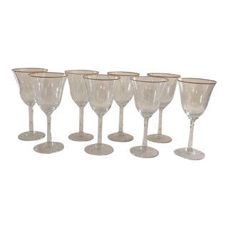 Lenox “Fontaine” Water Goblets - Set of 8 For Sale