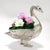 Figural Alpaca 'Silver' Swan Flower Holder or Centerpiece for the Table For Sale - Image 14 of 18