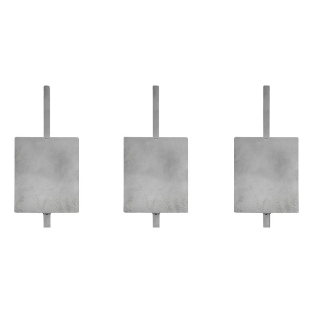 Kinko Stainless Steel Shelves by Zincutec, Set of 3 For Sale