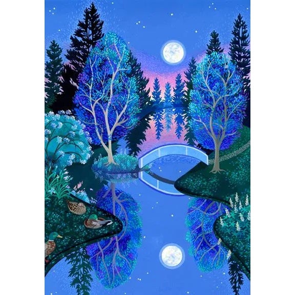 "The Dreaming" Contemporary Surrealist Landscape Giclee Reproduction Print by Wynn Yarrow 17 x22 For Sale