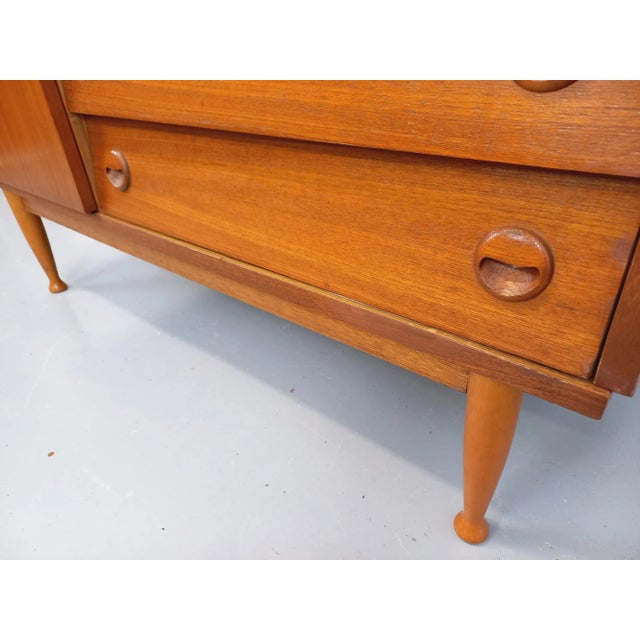 Vintage Scandinavian Style Teak Secretaire Cabinet, 1960s For Sale - Image 15 of 17