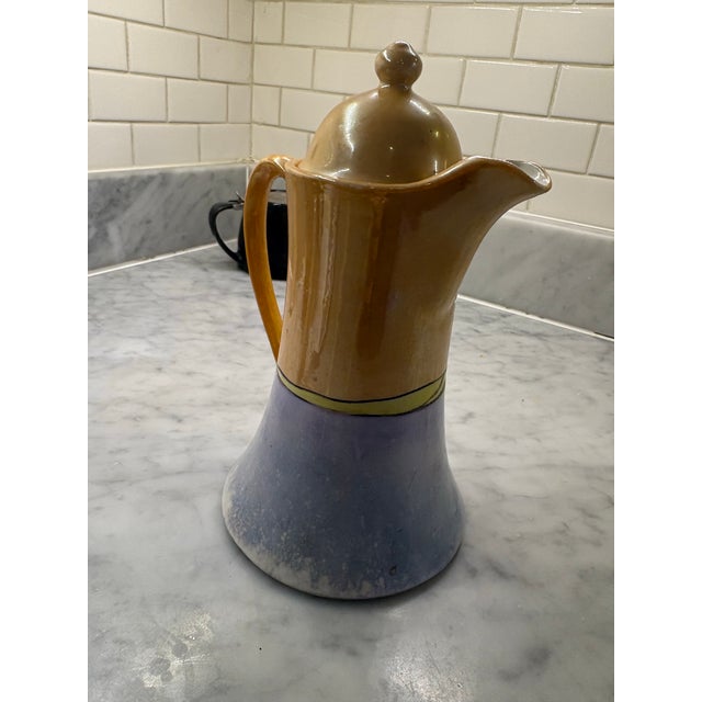 1920s Vintage Japanese Lusterware Chocolate Pot For Sale - Image 5 of 8
