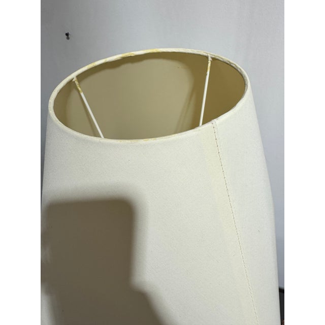 1970s Vintage Cast Brass Table Lamp French 1970's For Sale - Image 5 of 14