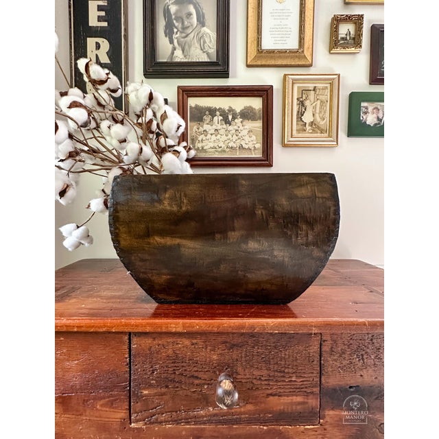 Wood Early 1900s Primitive Wooden Farm Bucket For Sale - Image 7 of 7