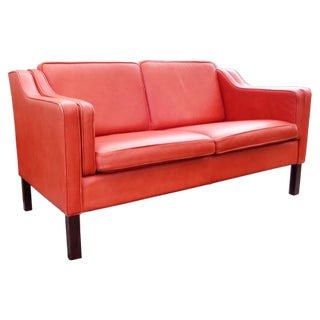 Eva Sofa in Leather from Stouby, 1980s For Sale