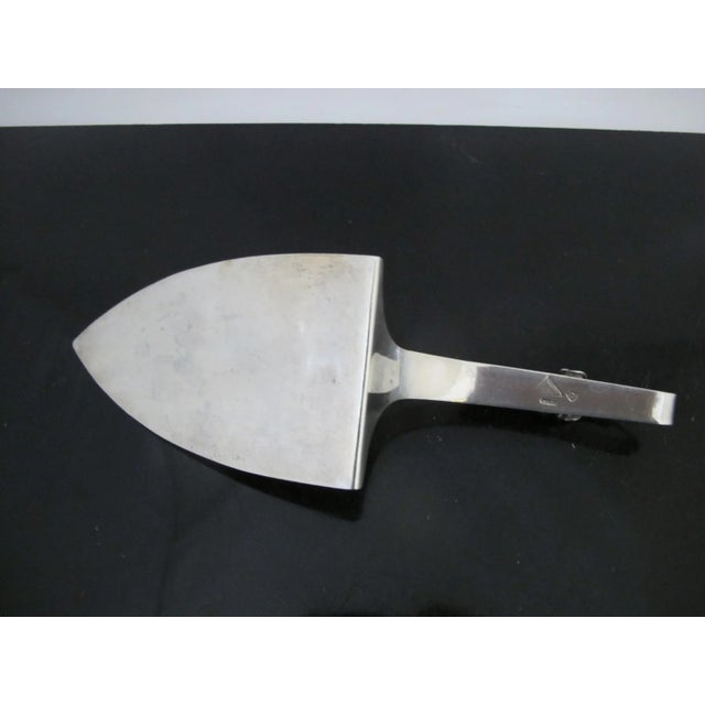 Mexican F Ramirez Mexico Sterling Silver Blossom Handle Pastry Dessert Pie Server For Sale - Image 3 of 6