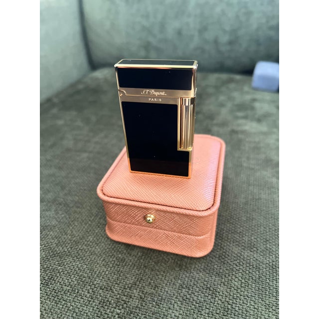 Rare Vintage Dupont Lighter & Christian Dior Cufflinks & Neck Tie Gift Set For Sale In New York - Image 6 of 18