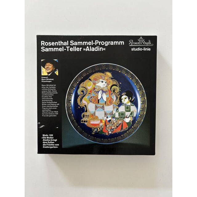 Rosenthal No. VIII Aladdin Plate by Bjørn Wiinblad for Rosenthal, 1970s For Sale - Image 4 of 6