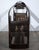 Ebony Antique Indian Tribal Carved-Wood Infant Cradle With Woven Bed, Circa 1900 For Sale - Image 8 of 9