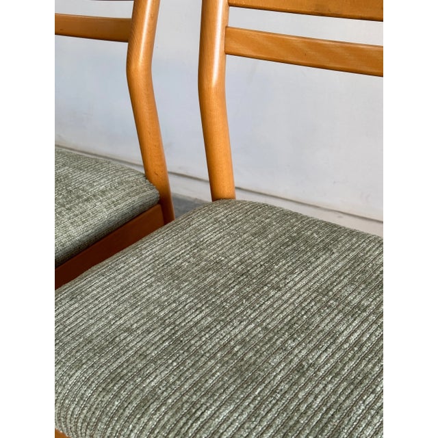 Tan 1980s Swedish Dining Chairs - Set of Four For Sale - Image 8 of 12