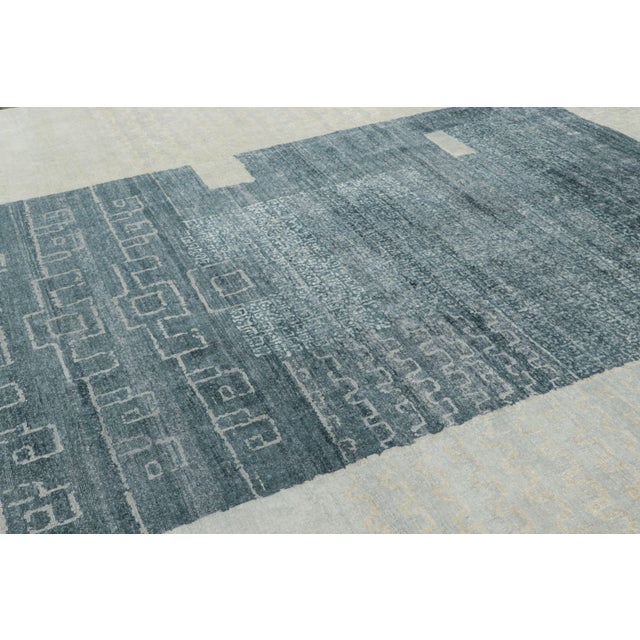 Rug & Kilim Contemporary French Deco Style Rug, Geometric Design by Rug & Kilim, India For Sale - Image 4 of 9