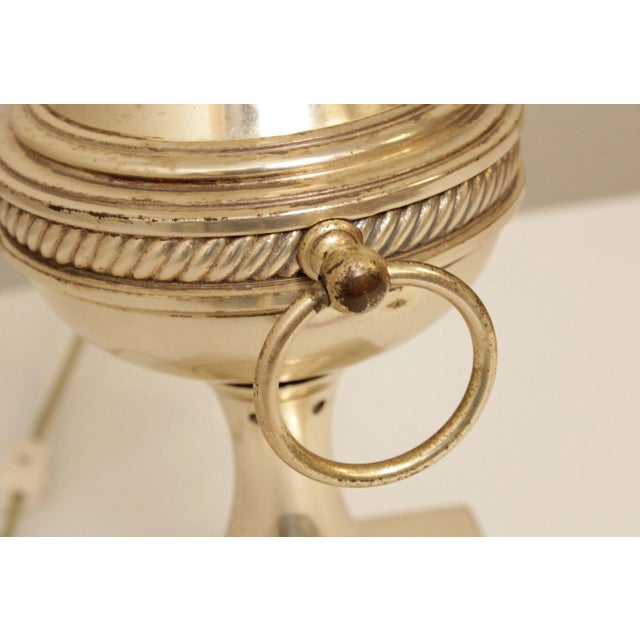 Stiffel Vintage Silvered Table Lamp For Sale - Image 10 of 13