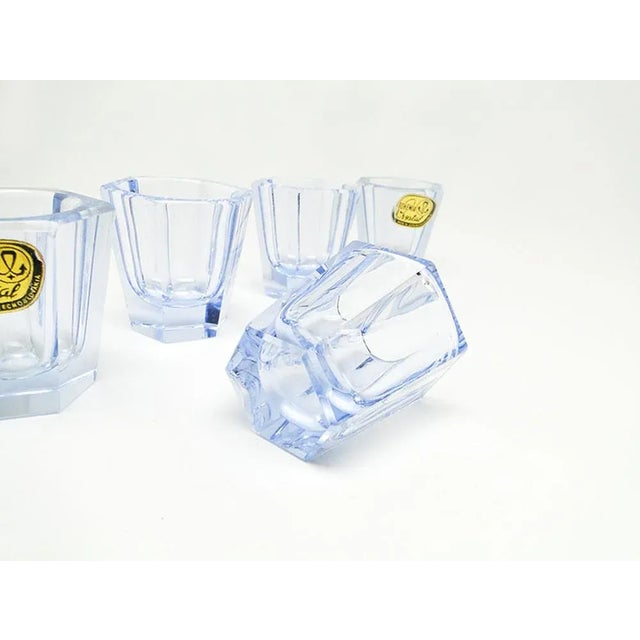 1950s Art Deco Vodka Shots, 1950s, Set of 6 For Sale - Image 5 of 10