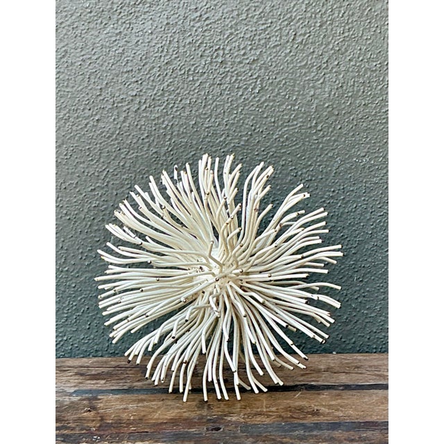 Vintage Metal Wire Form Sculptural Sphere For Sale - Image 10 of 12