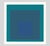 Original "Homage to the Square" serigraph (screenprint) "Blue Reminding", printed in 1968 by Siebdruck-Atelier Herbert...