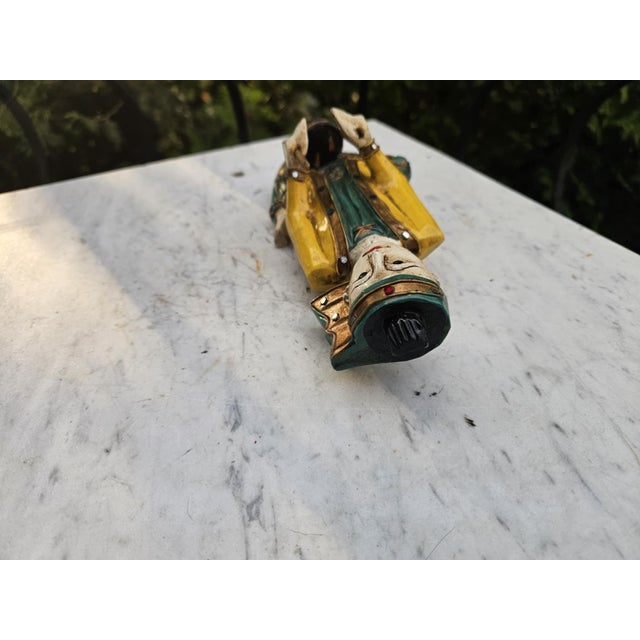 Carved Figure in Beech, 1890s For Sale - Image 6 of 9