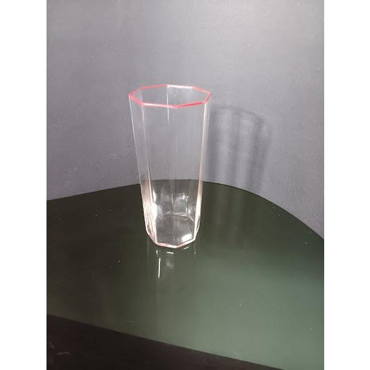 Mid-Century Modern 1980s Mid Century Modern Octagonal Hand Blown Glass by Carlo Moretti - Set of 6 For Sale - Image 3 of 4