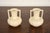A gorgeous pair of Arts & Crafts or Art Deco period glazed art pottery handled vases By Rookwood Pottery USA, 1930s Glazed...