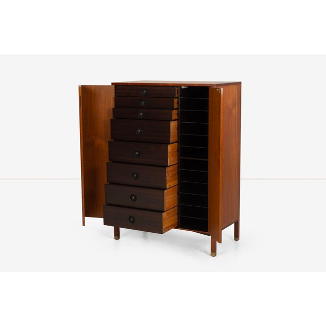 1960s Harvey Probber Chest of Drawers / Tall Dresser 1965 For Sale - Image 5 of 12