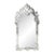 Large 19th C. Venetian Reverse Etched Mirror With Original Beveled Mirror Plate For Sale