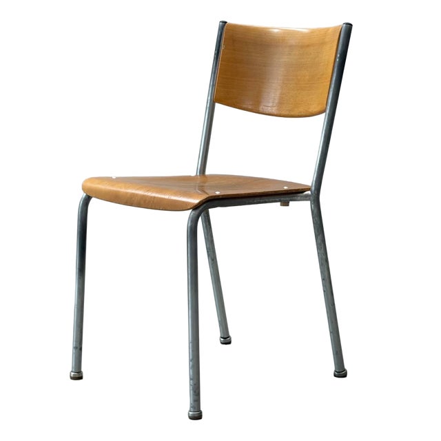 Vintage Stacking Chair by Gustav Hassenpflug for Embru, 1970s For Sale