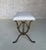 2020s Spanish Gilt Iron Bench With Hammered Frame For Sale - Image 5 of 12