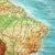 Vintage South America Pull Down Map Wall Chart Poster For Sale - Image 3 of 5