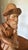 1970s MCM Echt Holz Wood Carving Axe Man West Germany For Sale - Image 6 of 12