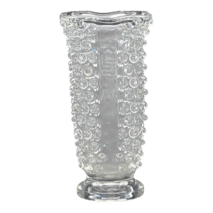Bugnato Murano Glass Italian Rostrato Vase by Barovier & Toso, 1960s