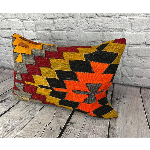 Vintage Pillow Case Turkish Kilim Pillow Decorative Kilim Pillow Dry cleaning only. PILLOW INSERT IS NOT INCLUDED