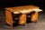 Wood Early 20th Century Walnut Industrial Workbench With Swing-Out Stools For Sale - Image 7 of 18