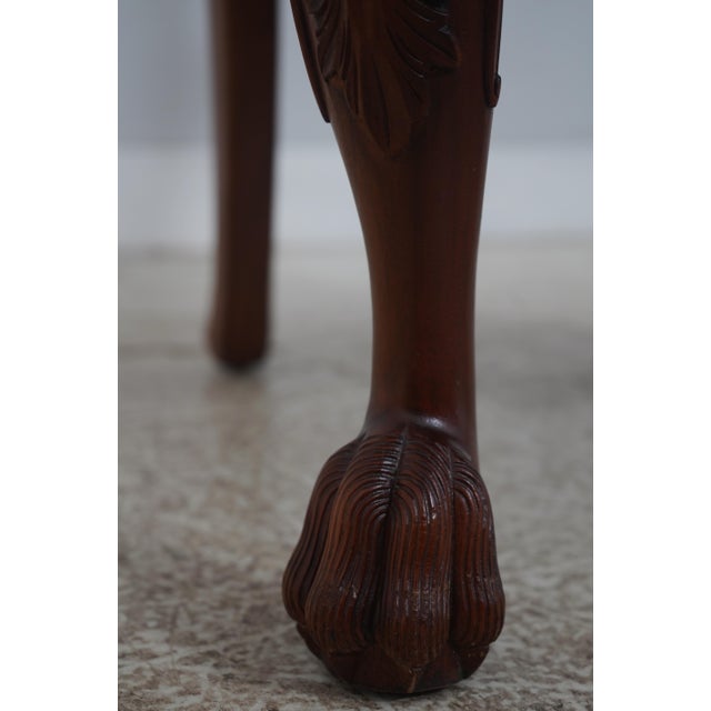 Set of 8 Maitland Smith Mahogany Dining Chairs For Sale - Image 12 of 18