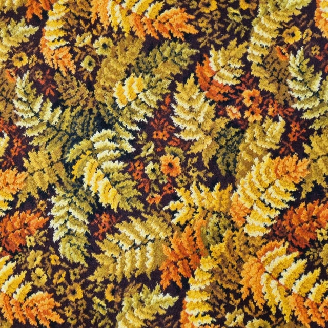 Vintage Palm Tree Pattern Wool Rug, 1960s For Sale - Image 12 of 18