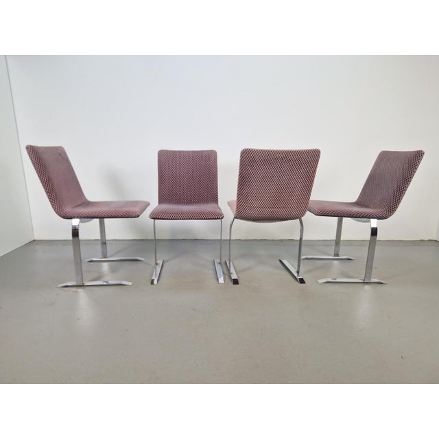 Vintage Onda Chairs by Giovanni Offredi for Saporiti, Italy, 1970s, Set of 4 For Sale - Image 13 of 13