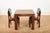 Dining Table and Chair in Rosewood and Black Leather, Set of 5 For Sale - Image 4 of 18