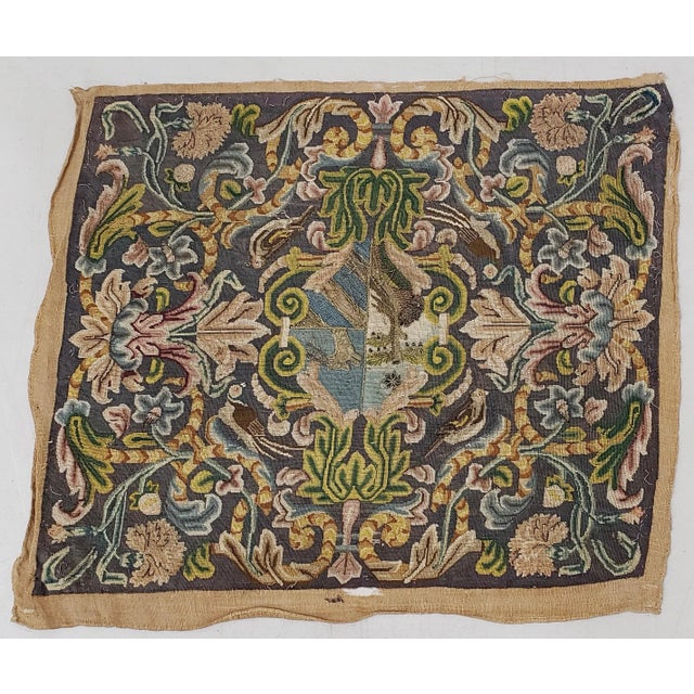 18th to 19th Century Sampler With Birds & Floral Motif For Sale - Image 12 of 12