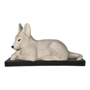 Sevres Fox Francois Levallois (1882-1965) French Ceramic Dog Sculpture Statue