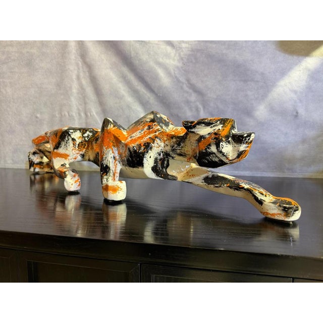 Silvio Formichetti, Panther Sculpture, 21st Century, Resin For Sale - Image 3 of 10