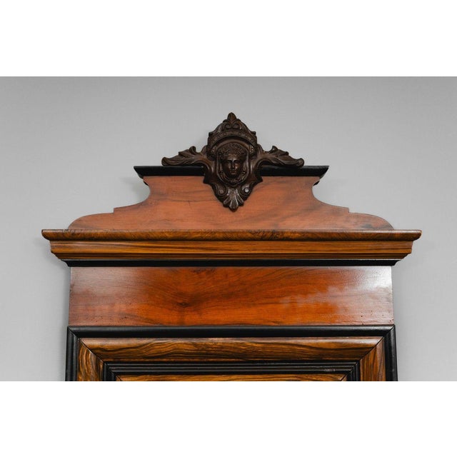 Wood Antique Gründerzeit Wall Mirror, 1800s For Sale - Image 7 of 14
