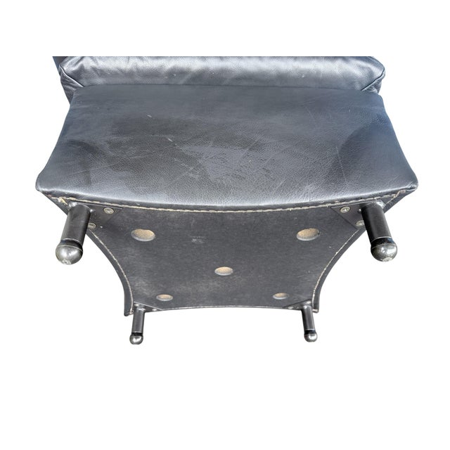 Animal Skin Set of DS-23 Lounge Chair and Ottoman from de Sede, 1988 For Sale - Image 7 of 9