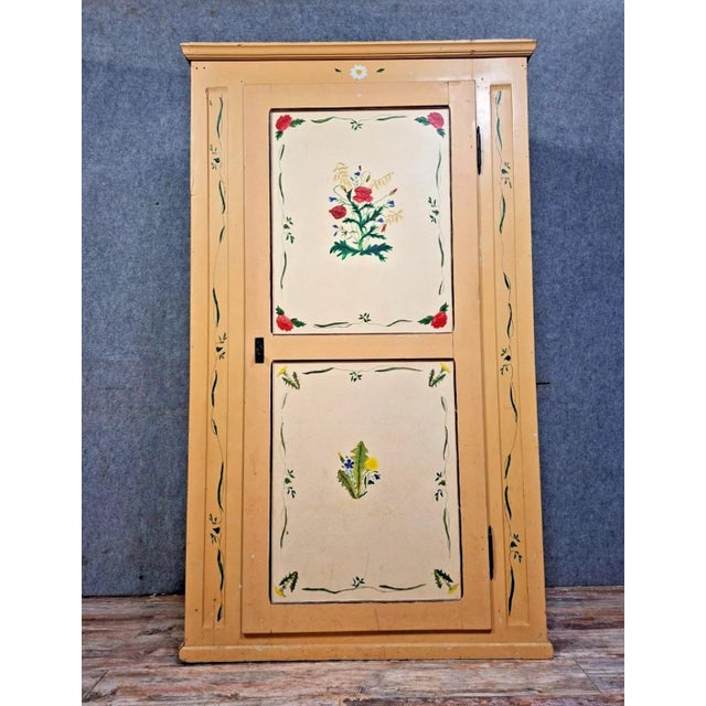 Traditional Folk Cabinet in Wood For Sale - Image 10 of 11