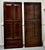 Pair of mahogany 5 panel cupboard doors This is a very attractive pair of mid-19th century panelled doors The doors are in...