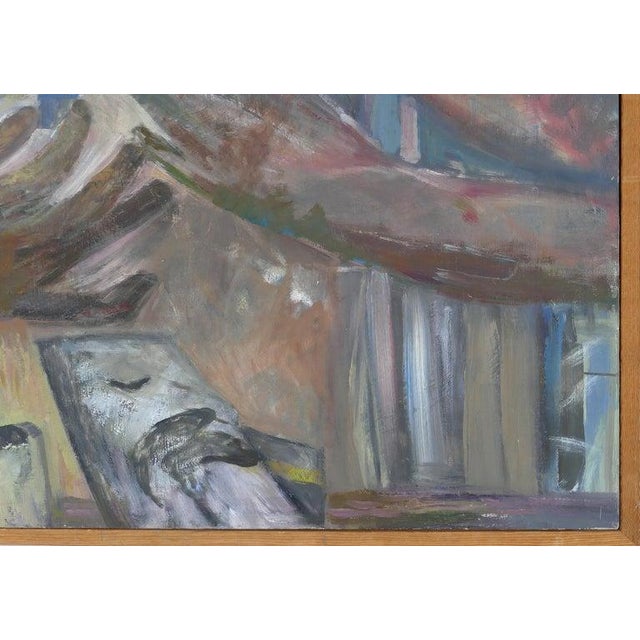 1990s 1990s Figurative Abstract Oil Painting "Pandora's Box" by Warren Fischer For Sale - Image 5 of 8