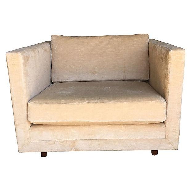 Wood Midcentury Harvey Probber Tuxedo Style Club Chair For Sale - Image 7 of 7