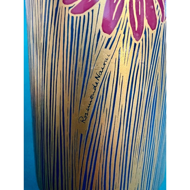 Mid-Century Modern Vintage Mid-Century Modern Flower Vase and a Covered Trinket Dish by Rosamunde Nairac for Rosenthal, Studio-Line - Set of 2 For Sale - Image 3 of 12