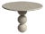 Cess Travertine Round Dining Table 40" For Sale