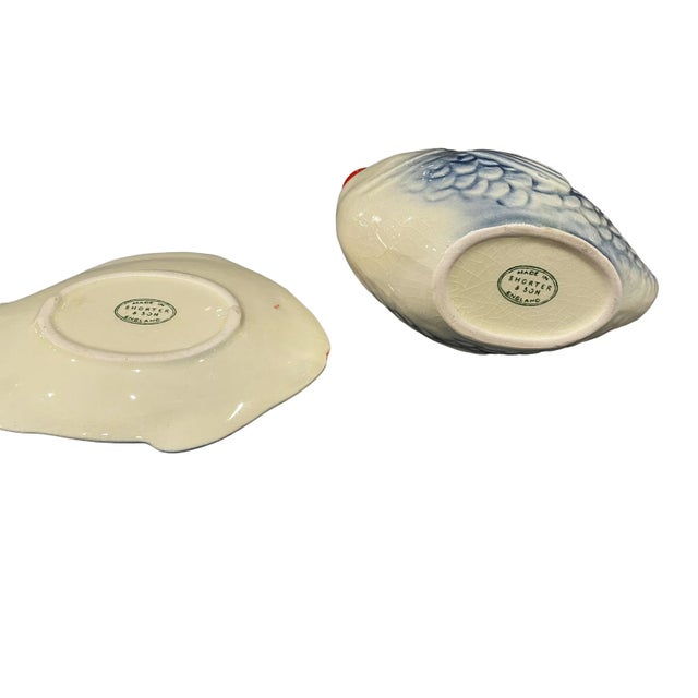 Ceramic 1930’s Shorter and Sons Fish Gravy Boat and Plate Set- 2 Pieces For Sale - Image 7 of 8