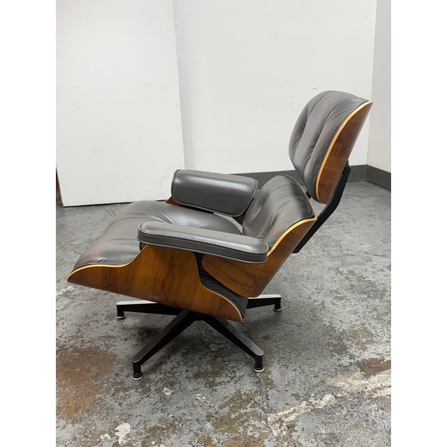 2020s Charles & Ray Eames for Herman Miller Eames Lounge Chair + Ottoman For Sale - Image 5 of 12