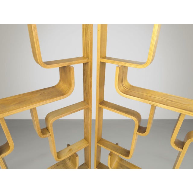 Sculptural Bentwood Room Dividers by Ludvik Volak, 1960s, Set of 2 For Sale - Image 9 of 13