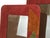 Italian Leather, Velvet and Glass Picture Frames, 1980s, Set of 2 For Sale - Image 11 of 14